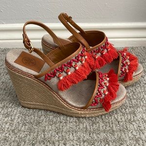 Tory Burch Tassled Wedge